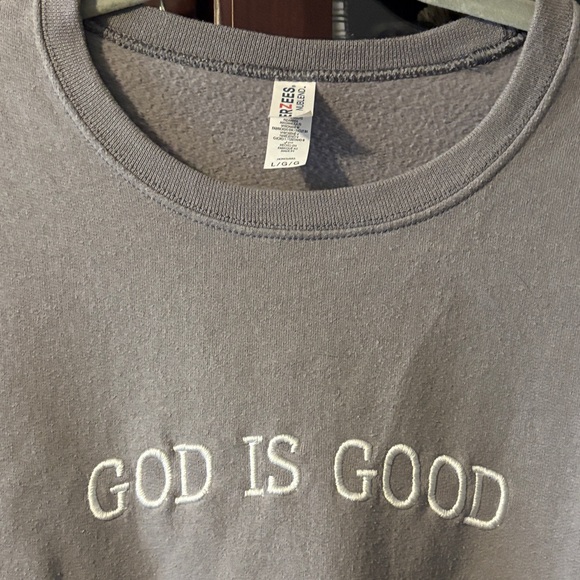 Jerzees Gray Inspirational Sweatshirt - Picture 2 of 3